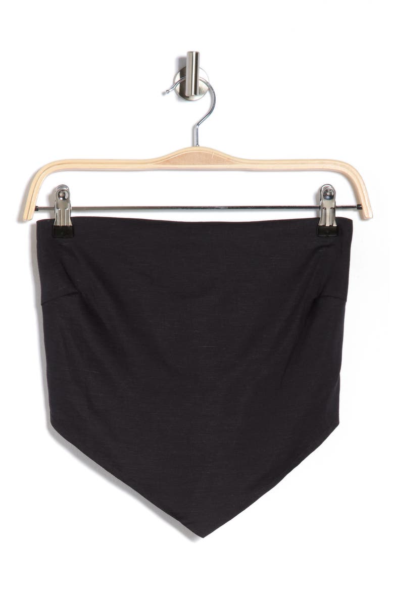 Bandana Cover-Up Top, Alternate, color, BLACK