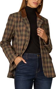 Wit & Wisdom Houndstooth Plaid Jacket