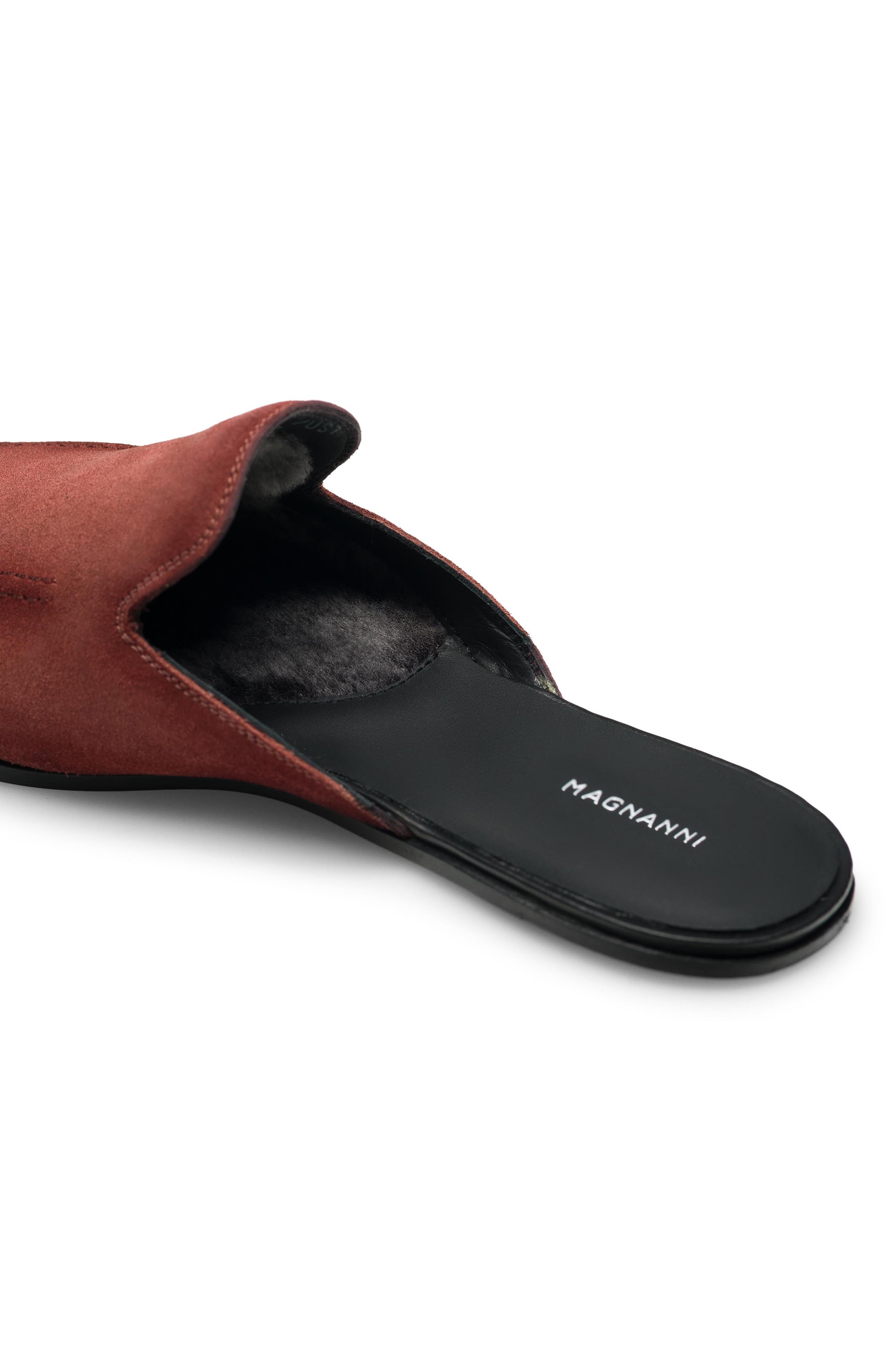 Heidi Flat Mule, Alternate, color, BURGUNDY SUEDE