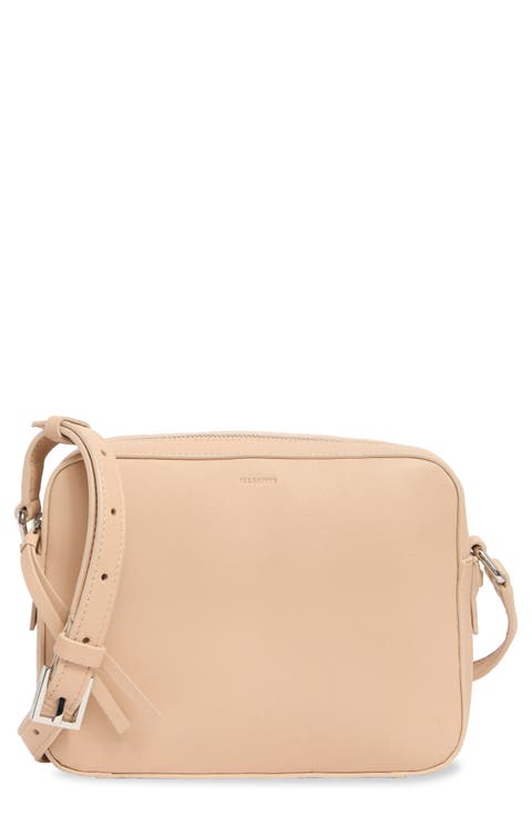Captain Leather Square Crossbody Bag