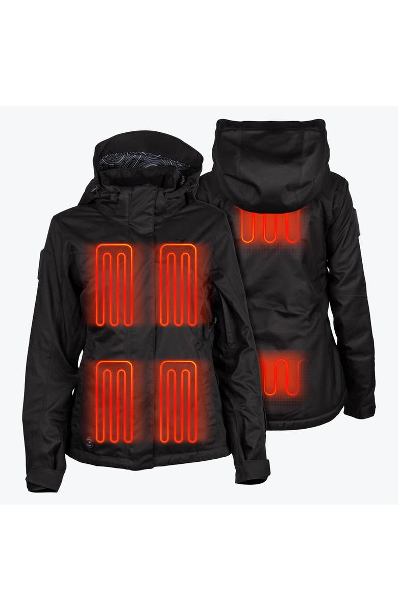 Mobile Warming Denali Women's Heated Waterproof Snow Jacket, Alternate, color, Black