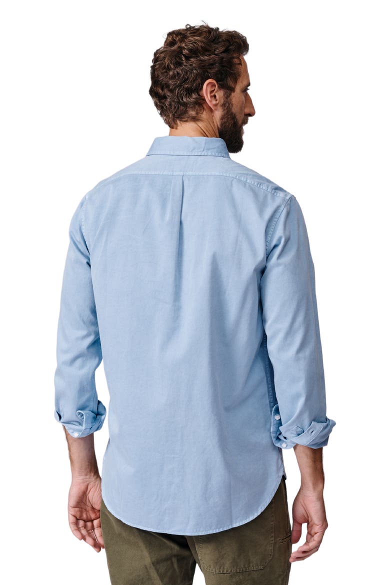 Hessle Long Sleeve Relaxed Fit Shirt, Alternate, color, Pale Blue