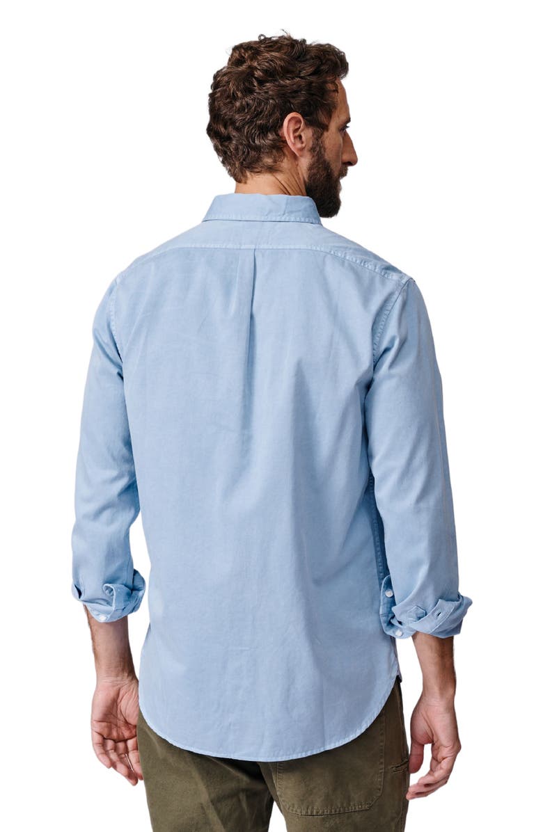 Aubin Hessle Long Sleeve Relaxed Fit Shirt, Alternate, color, Pale Blue