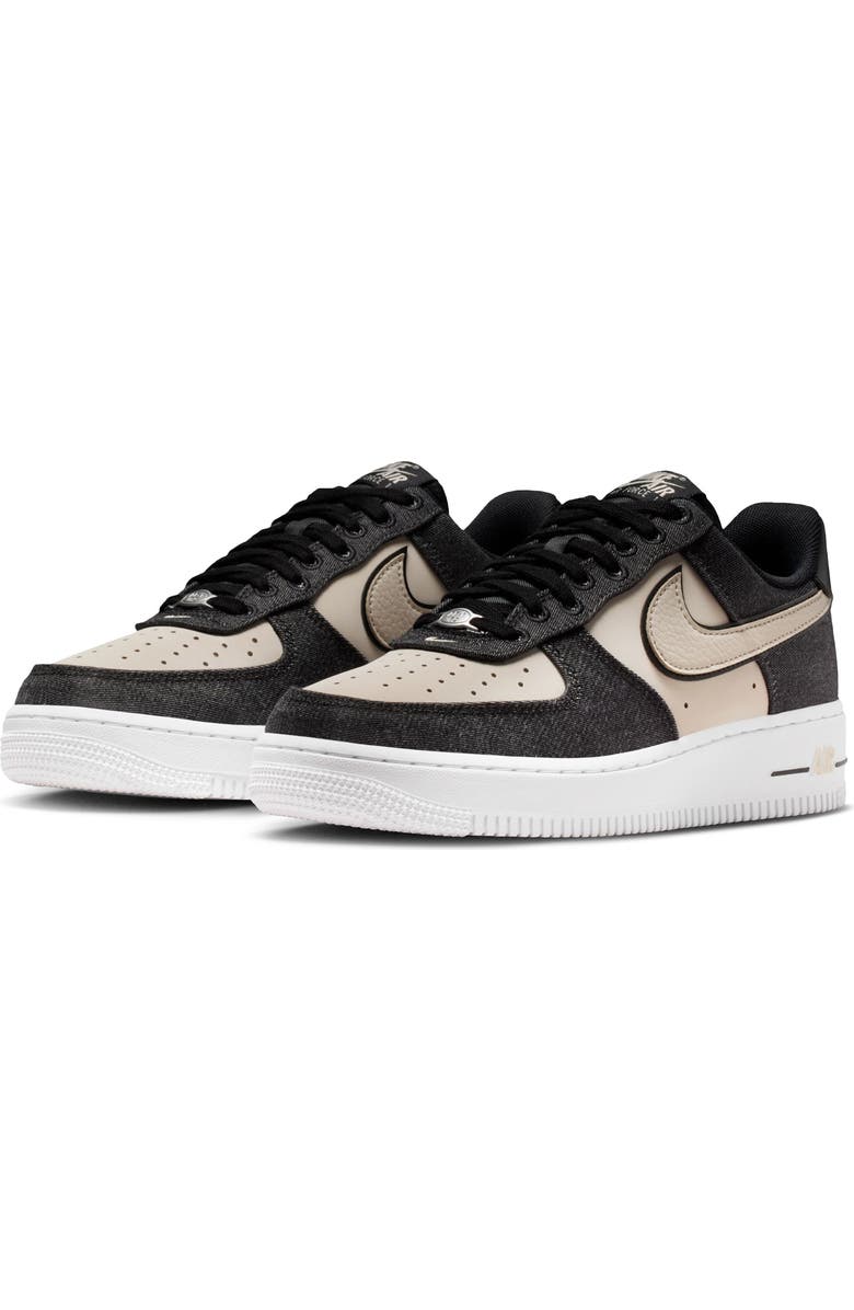 Nike Air Force 1
07 Basketball Sneaker, Main, color, Black/ White/ Silver