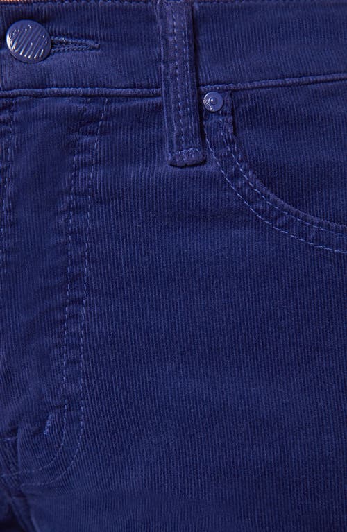 Mother The Bookie Flood Bootcut Jeans In Blue
