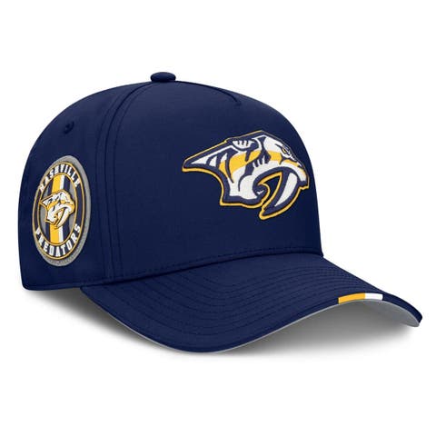 Men's Fanatics Navy Nashville Predators 2025 NHL Draft Authentic Pro On-Stage Podium A-Frame Adjustable Hat