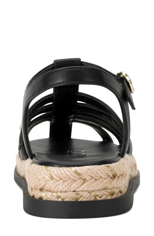 Karl Lagerfeld Paris Chaselyn Fisherman Sandal In Black