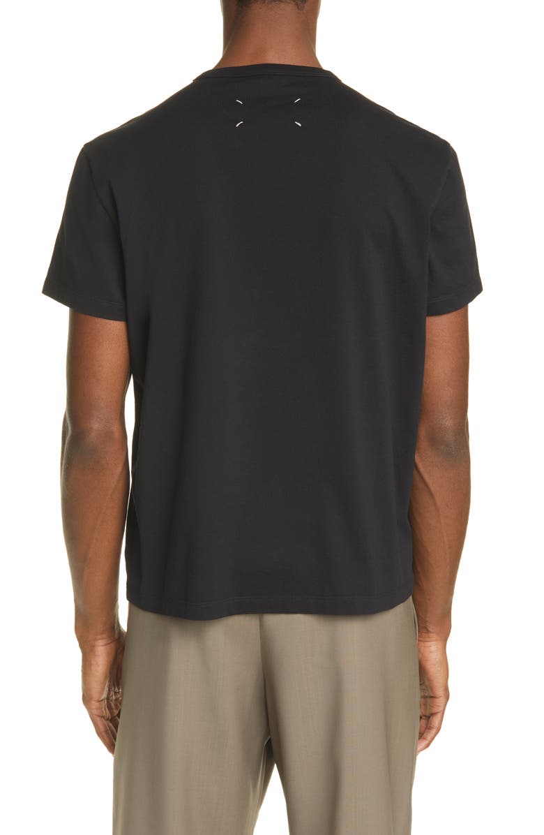 Maison Margiela Crewneck T-Shirt, Alternate, color, Black