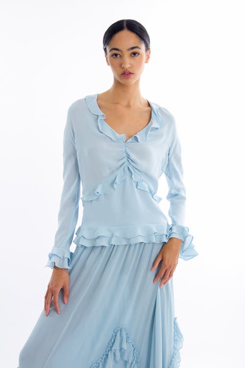 Secret Mission Sander Blouse In Animal Print