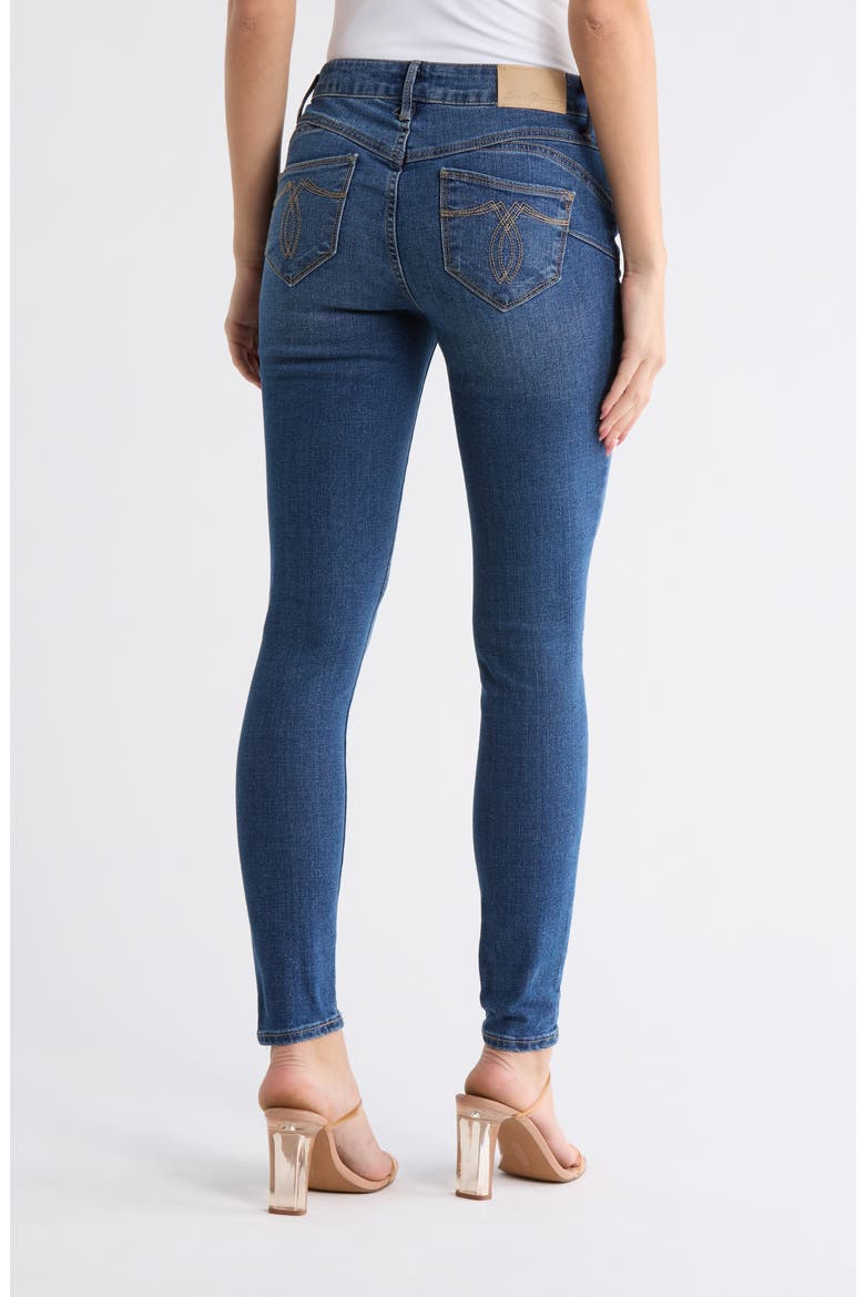 High Waist Booty Shaper Skinny Jeans, Alternate, color, LONE WOLF