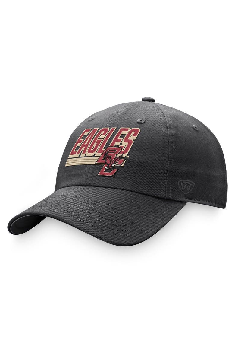 Men's Top of the World Charcoal Boston College Eagles Slice Adjustable Hat, Main, color, Charcoal