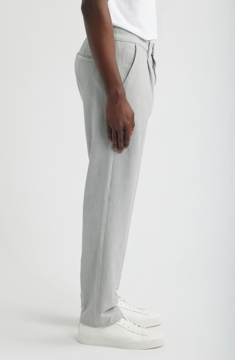 Mavi Jeans Will Pleated Pants, Alternate, color, Pewter Fancy