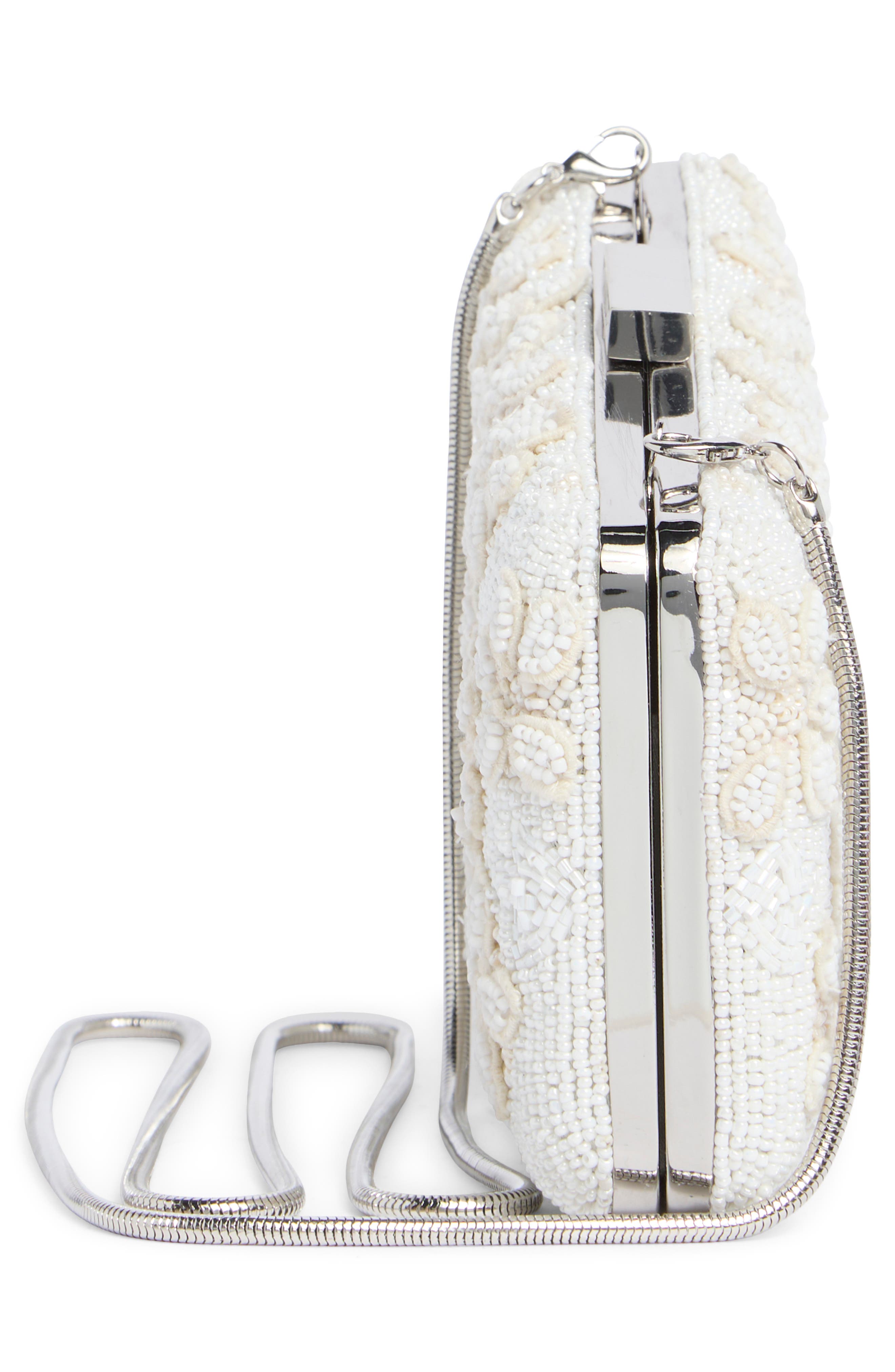 STAUD Carmella Beaded Clutch, Alternate, color, Garden Party