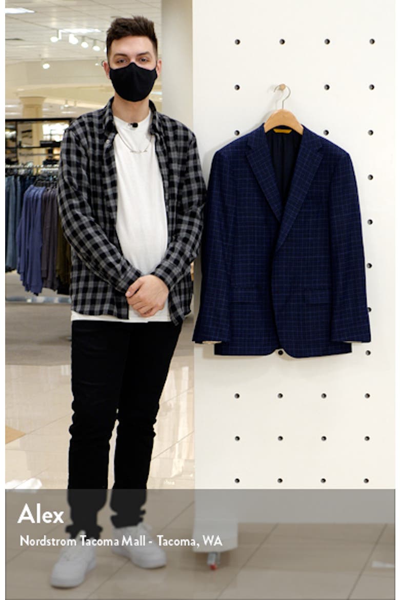 Check Wool Blend Jacket video