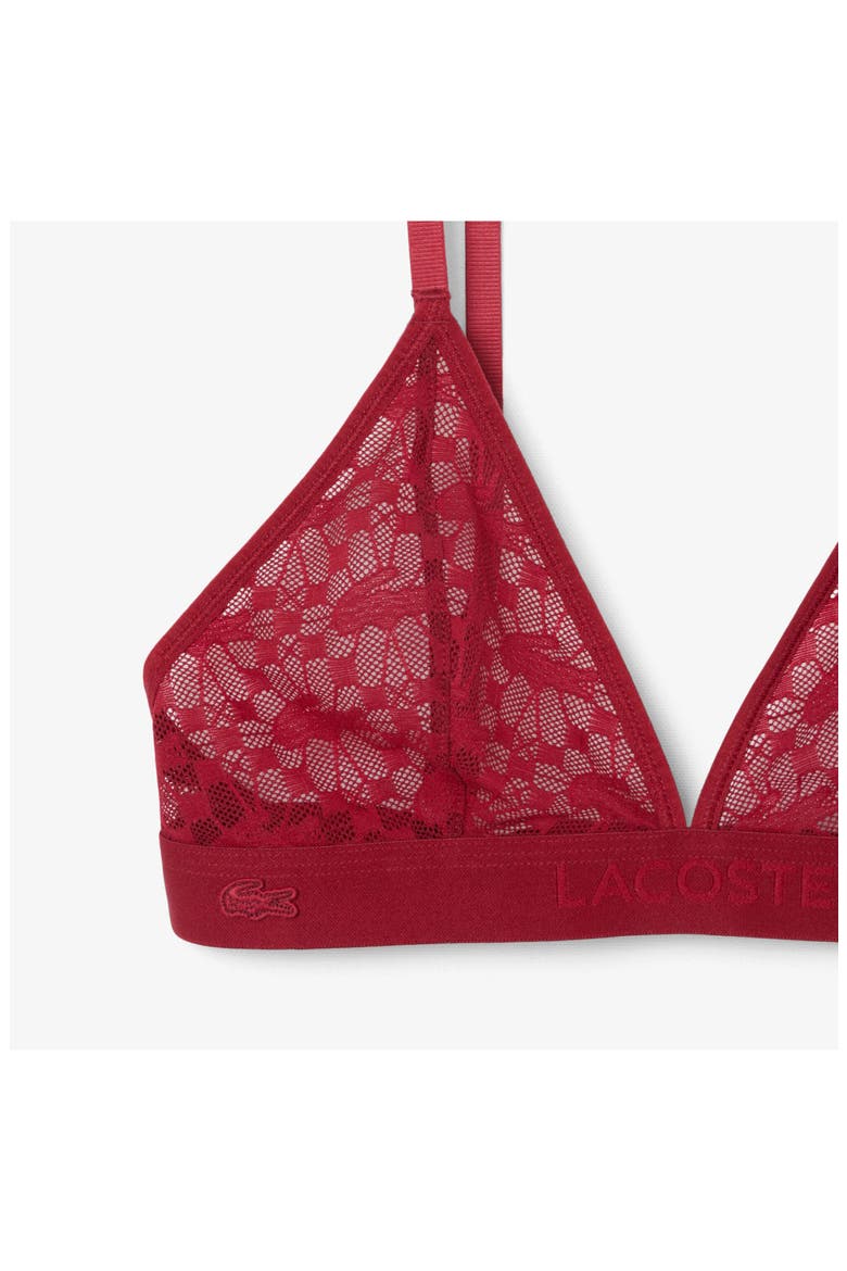 Wireless Lace Bra, Main, color, BORDEAUX