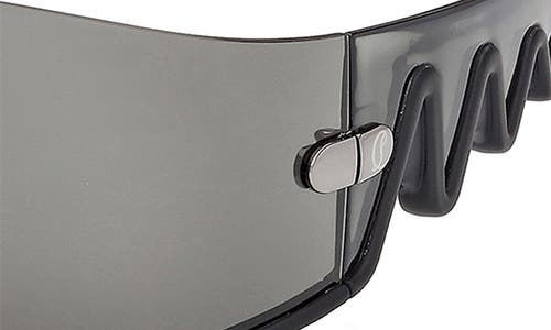 Christian Louboutin 141mm Loubishark Square Shield Sunglasses In Multi