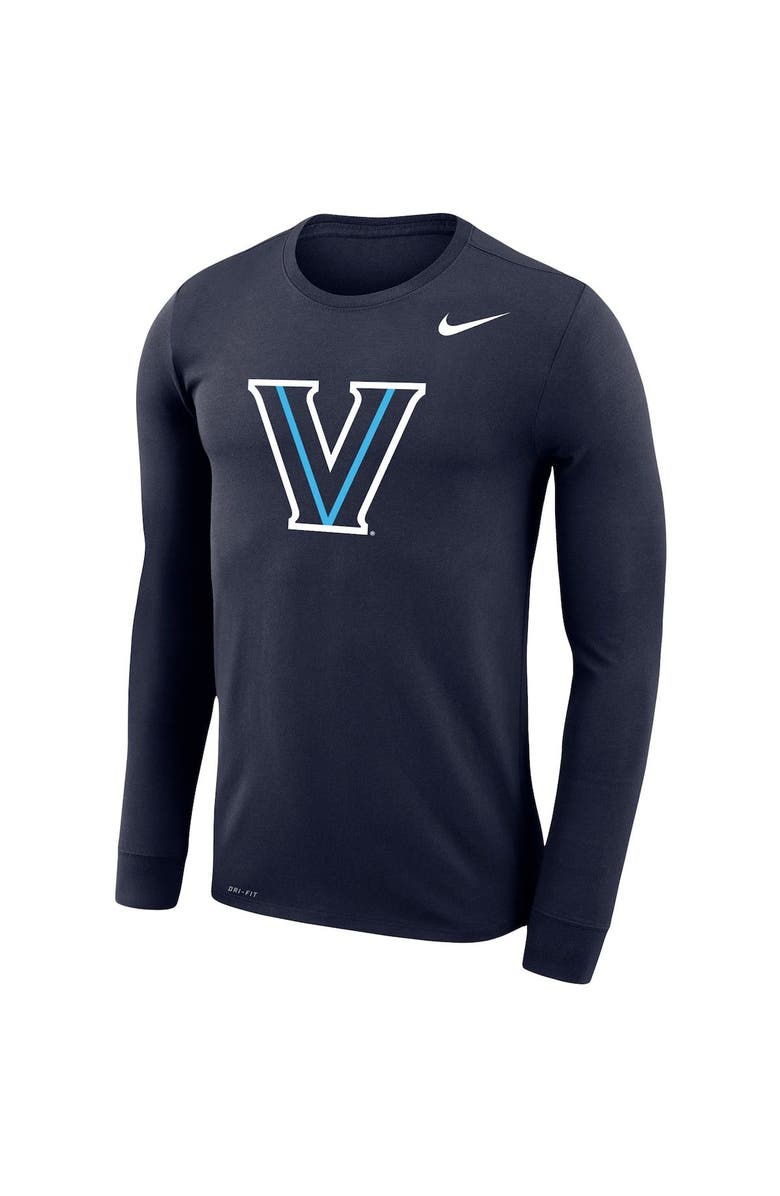 Nike Men's Nike Navy Villanova Wildcats Legend Wordmark Performance Long Sleeve T-Shirt, Alternate, color,