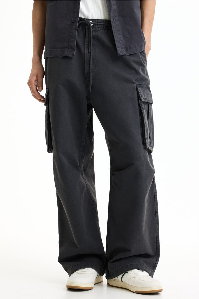 Loose-fit Cargo Pants, Alternate, color, Dark gray