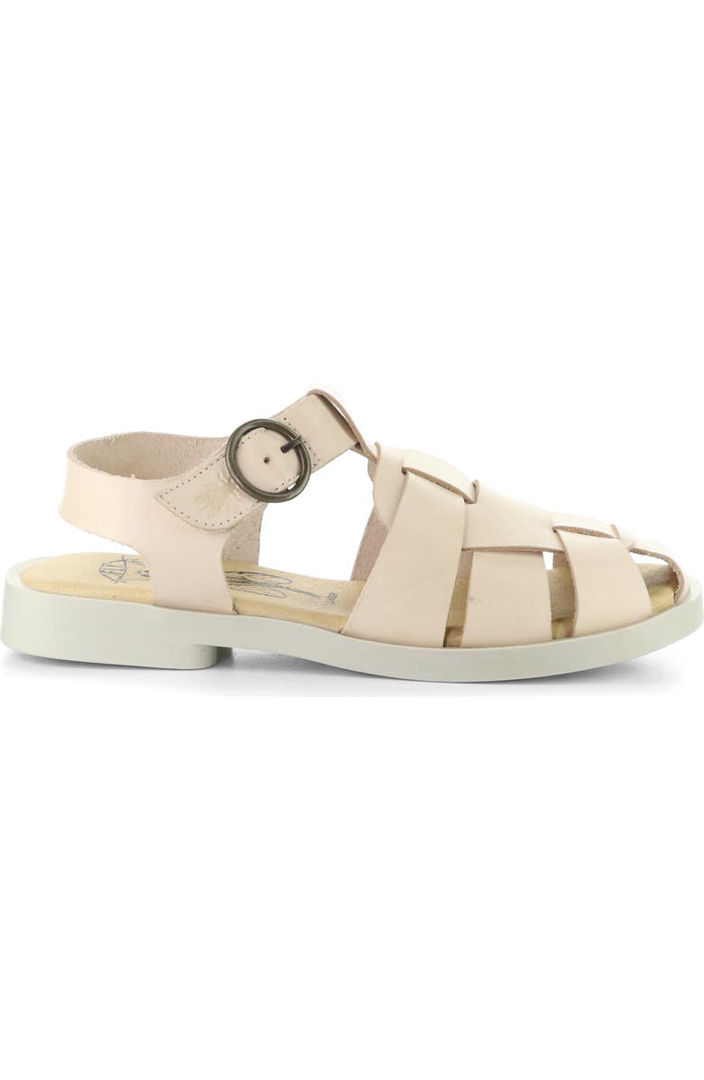 Fly London Ared Ankle Strap Platform Fisherman Sandal, Alternate, color, 003 Natural