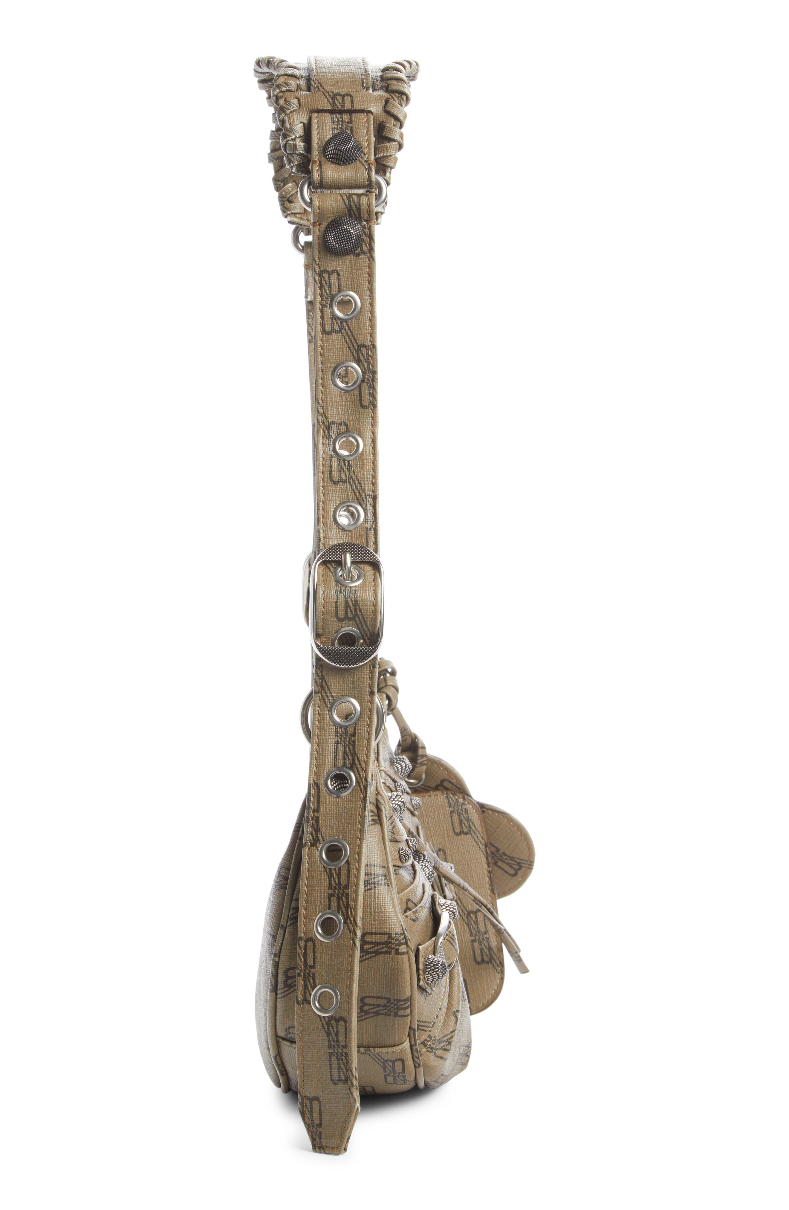 Balenciaga Extra Small License Logo Le Cagole Shoulder Bag, Alternate, color, 