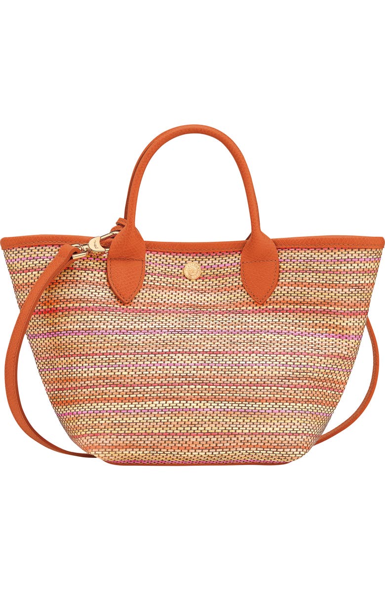 Longchamp Extra Small Le Pliage Panier Rainbow Top Handle Bag, Alternate, color, Rainbow