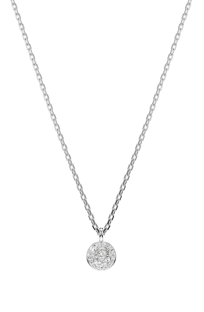 Swarovski Sublima Crystal Pendant Layered Necklace, Alternate, color, Crystal/ Silver