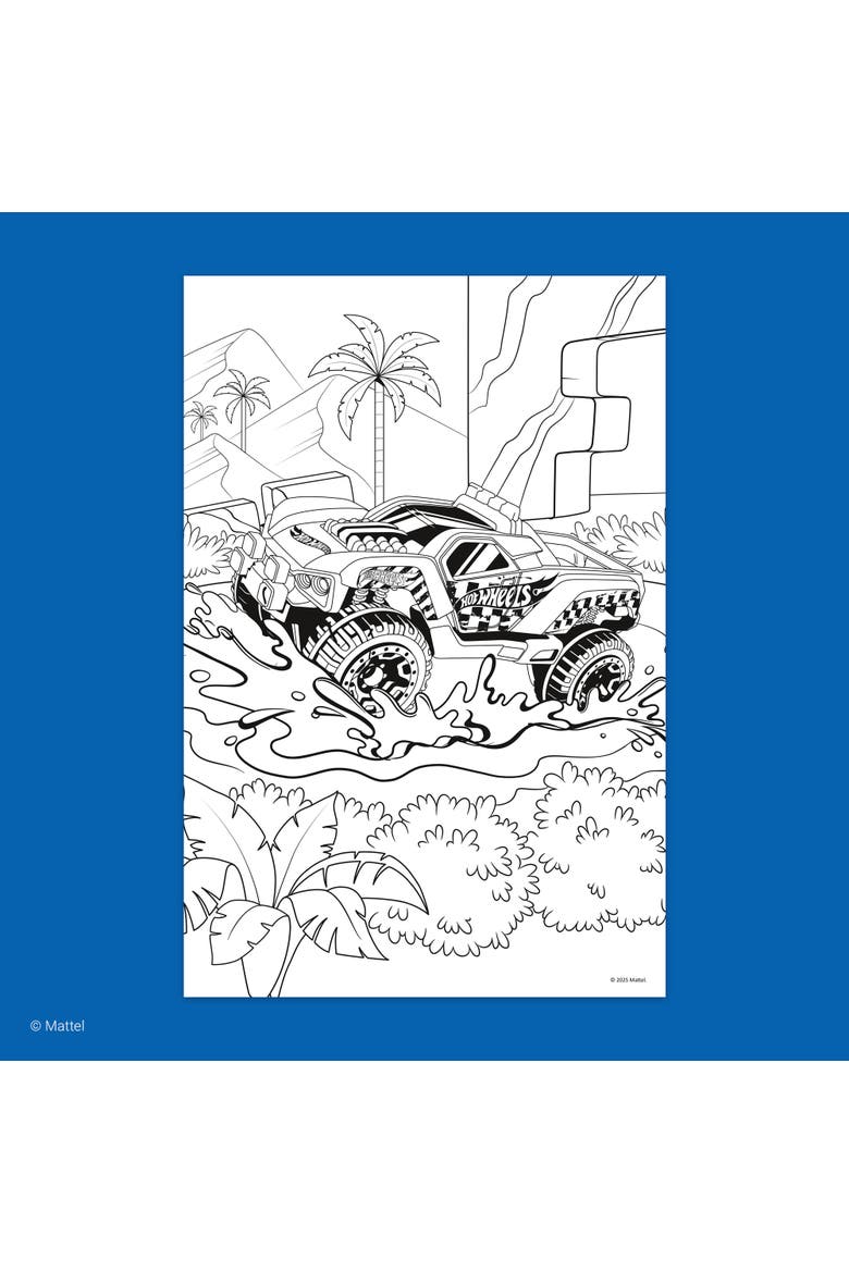 Color & Sticker Book, Alternate, color, Blue