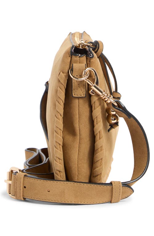 Collection Xiix Whipstitched Triple Compartment Crossbody Bag In Brown