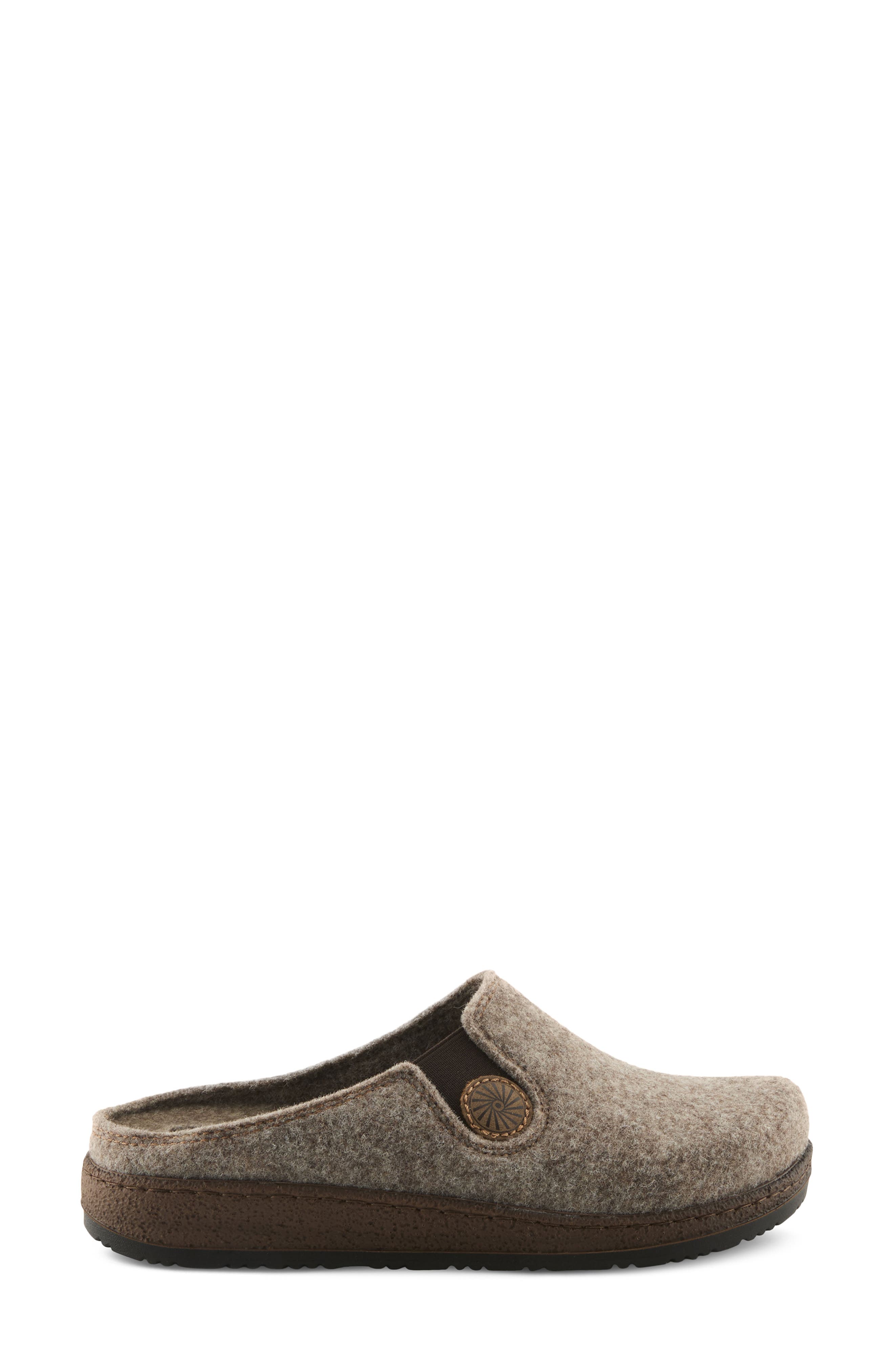 Flexus by Spring Step Cozily Wool Clog, Alternate, color, Light Brown