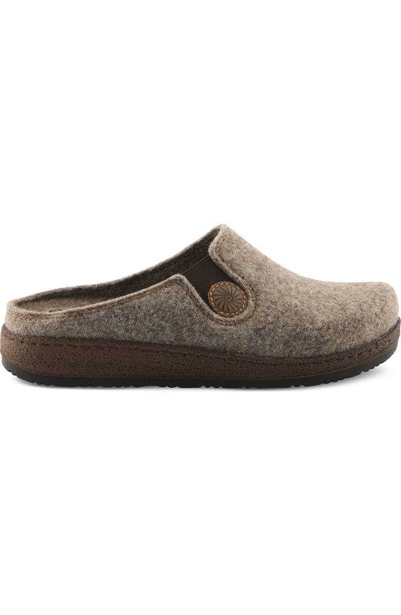 Flexus by Spring Step Cozily Wool Clog, Alternate, color, Light Brown