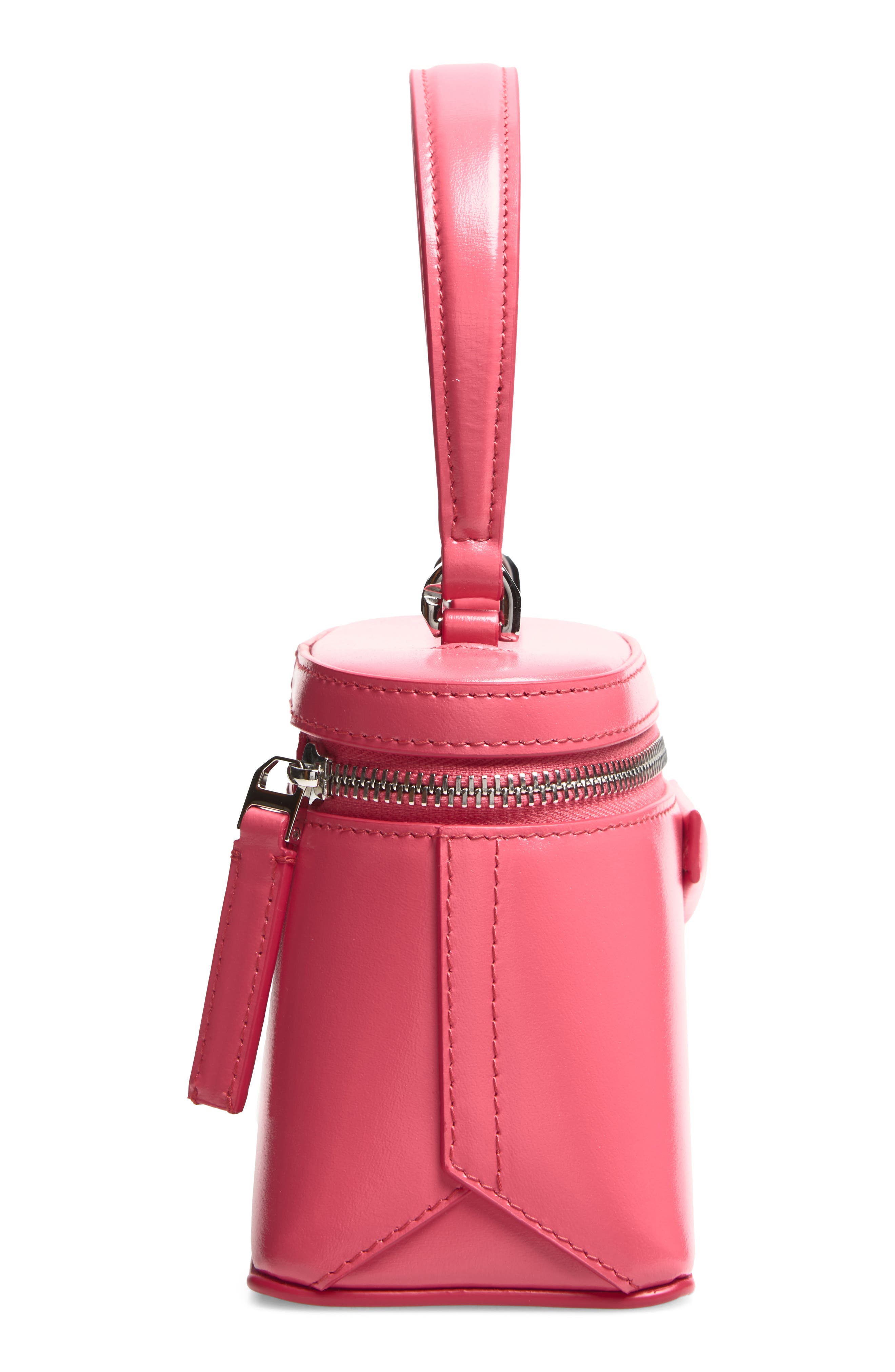 Givenchy Mini Antigona Vanity Leather Handbag, Alternate, color, Bright Peach