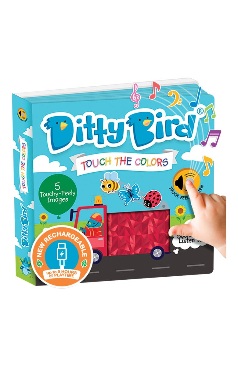 Ditty Bird Black & White and Touch Colors Sound Books - Set of 2, Alternate, color, Multicolor