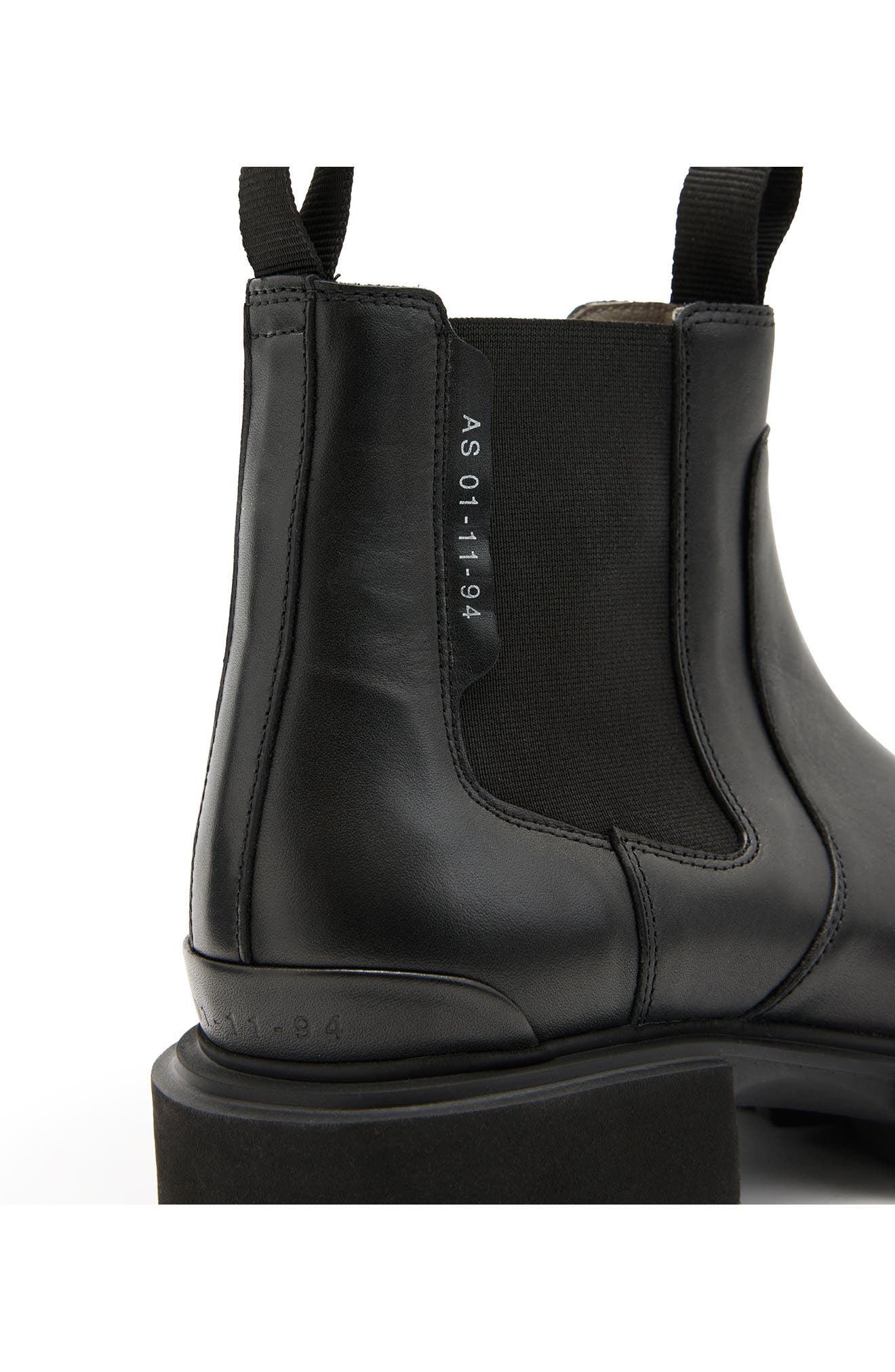 AllSaints Ada Chelsea Boot, Alternate, color, Black