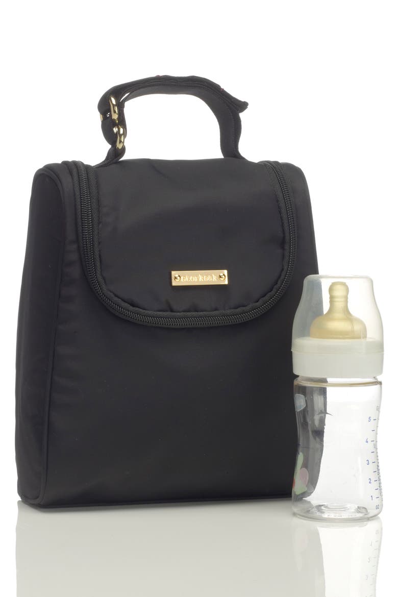 'Sandy' Diaper Bag, Alternate, color, BLACK