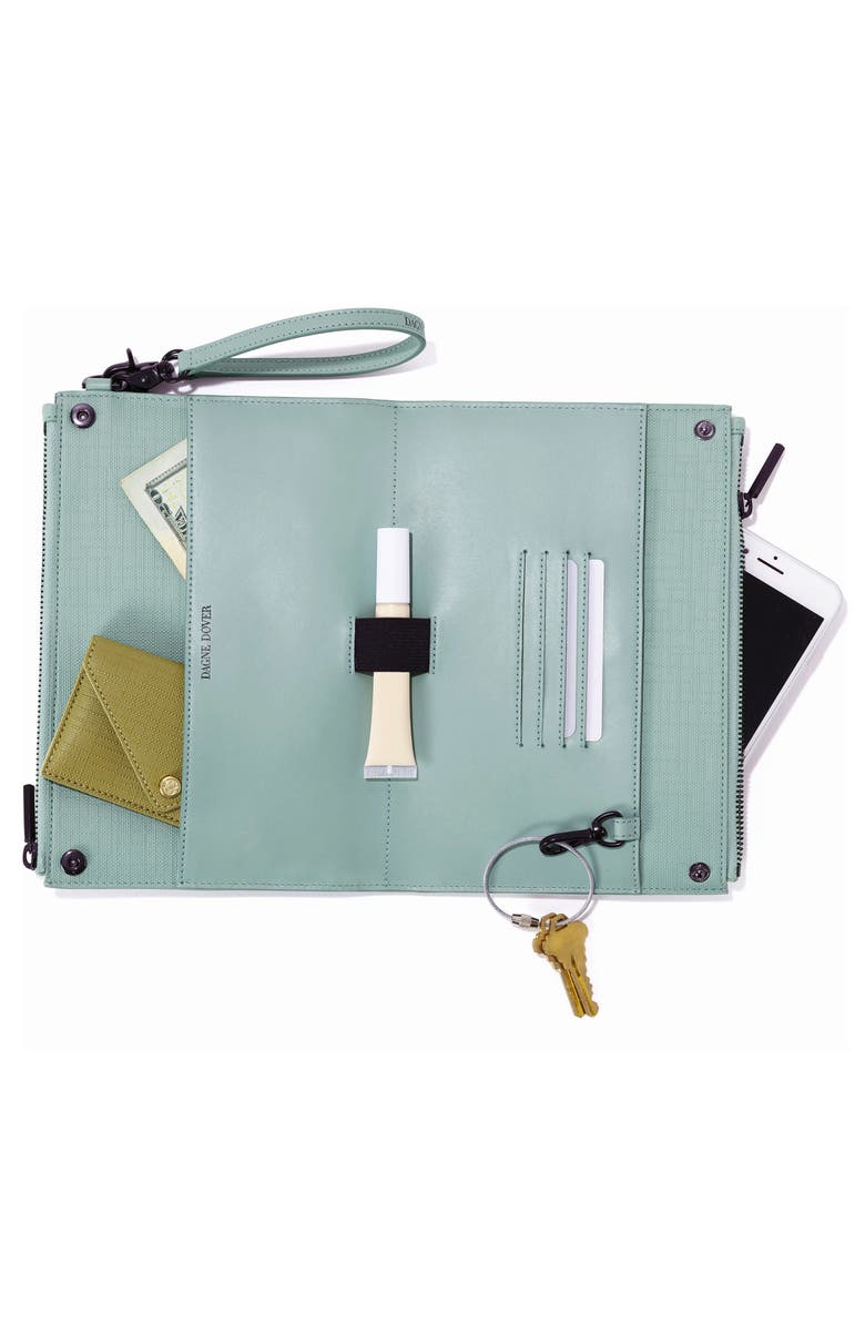 Dagne Dover Signature Essentials Coated Canvas Clutch/Wallet, Alternate, color,