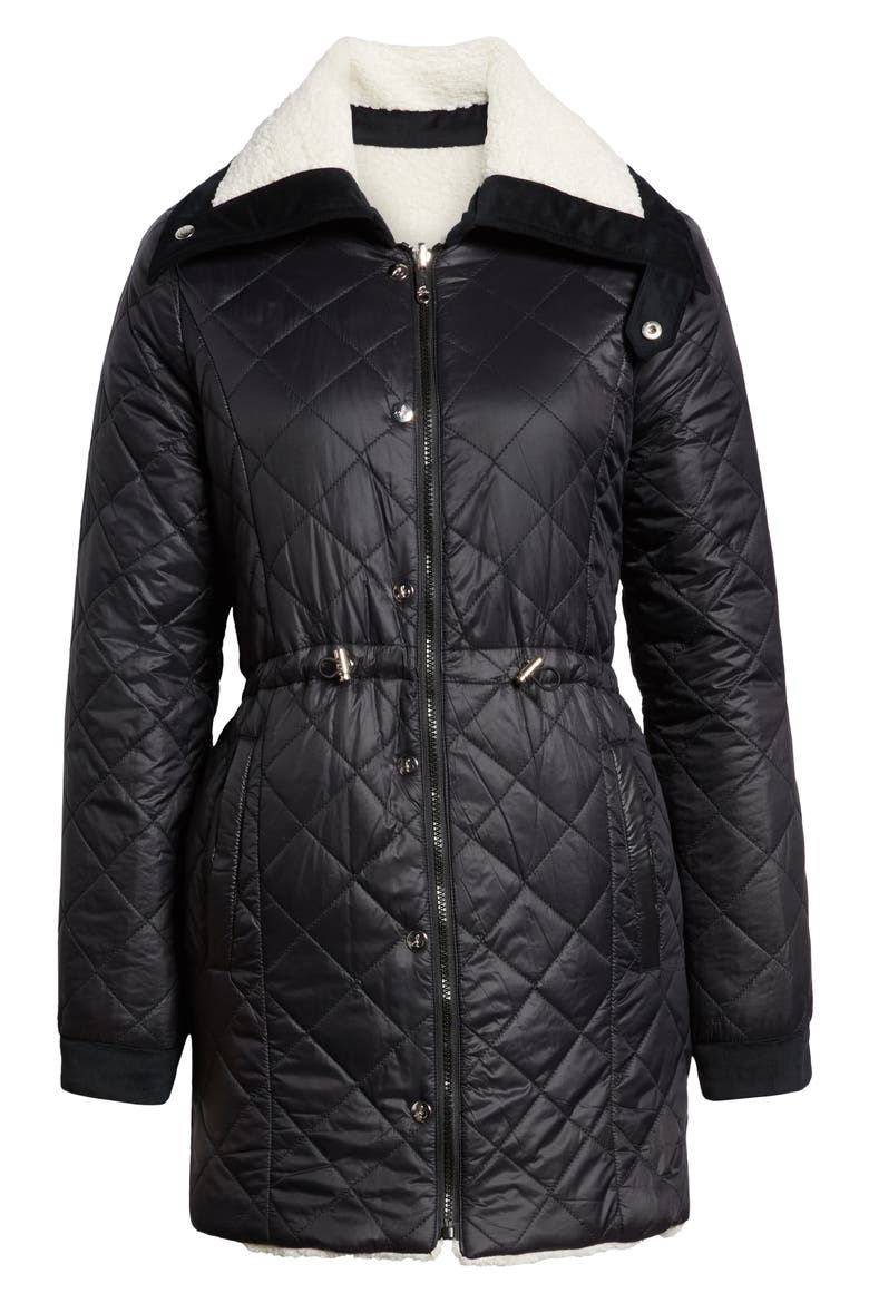 Berber Reversible Faux Shearling Coat, Alternate, color, IVORY