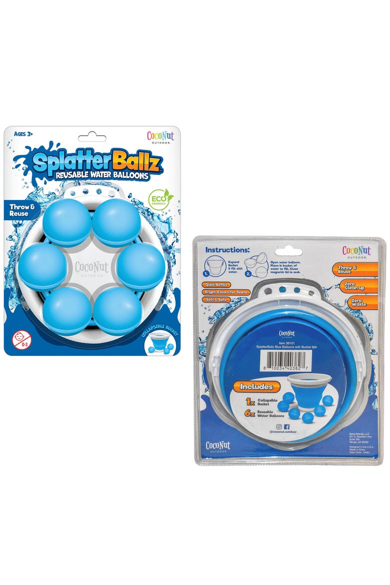 Reusable Watter Ballon Battle Kit, Blue, Alternate, color, Multicolored