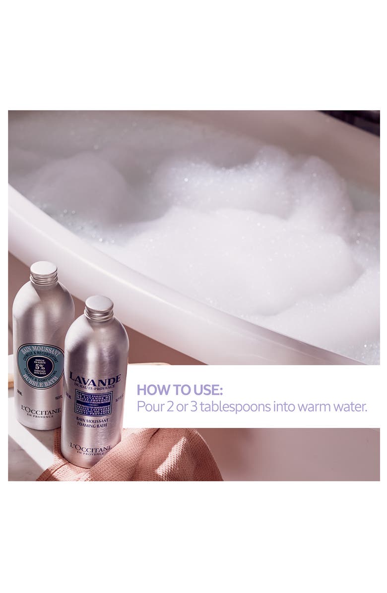 L'Occitane Lavender Foaming Bath, Alternate, color, Lavender