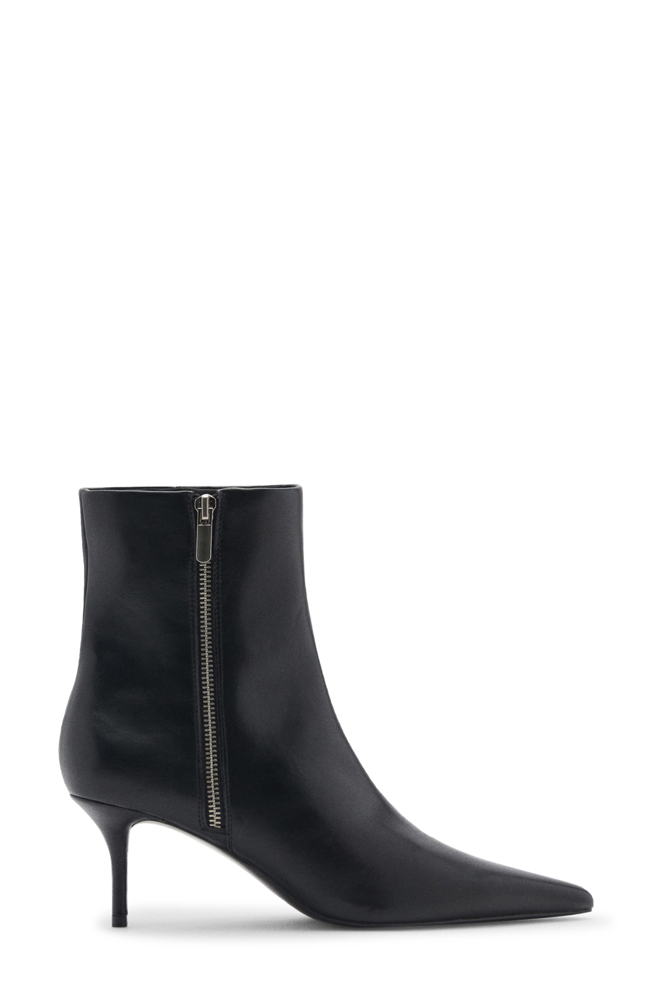 MANGO Pointed Toe Bootie, Alternate, color, 