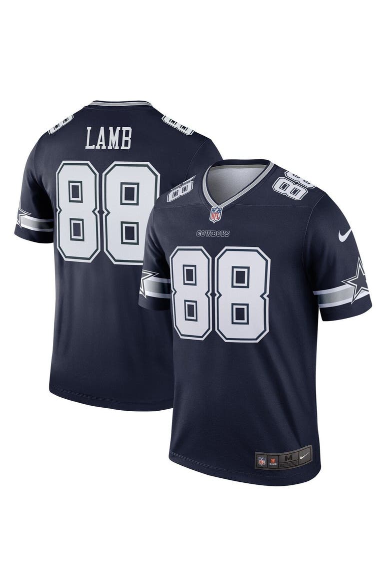 Men's Nike CeeDee Lamb Navy Dallas Cowboys Legend Jersey, Main, color, Navy
