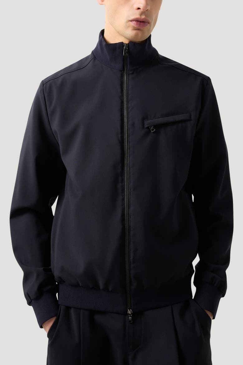 Virgin Wool Jacket Milan, Alternate, color, Dark blue