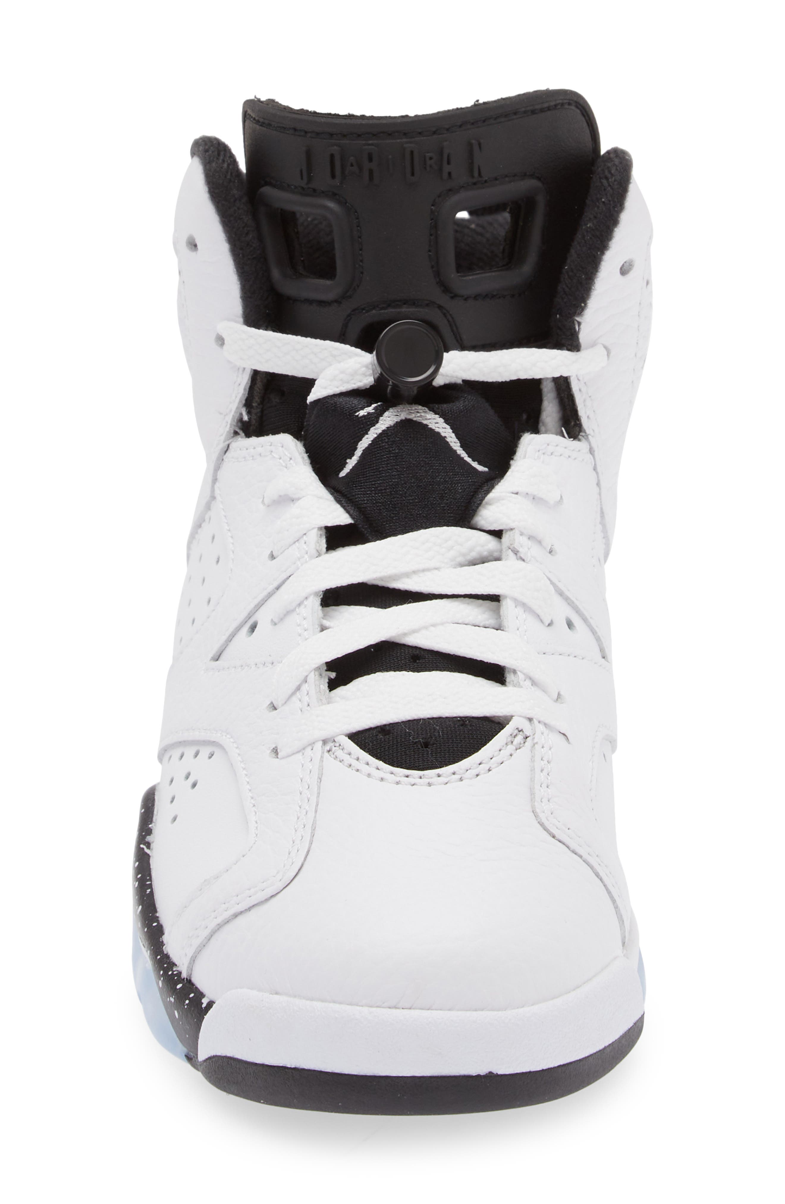 Jordan Air Jordan 6 Retro High Top Sneaker, Alternate, color, White/ Black