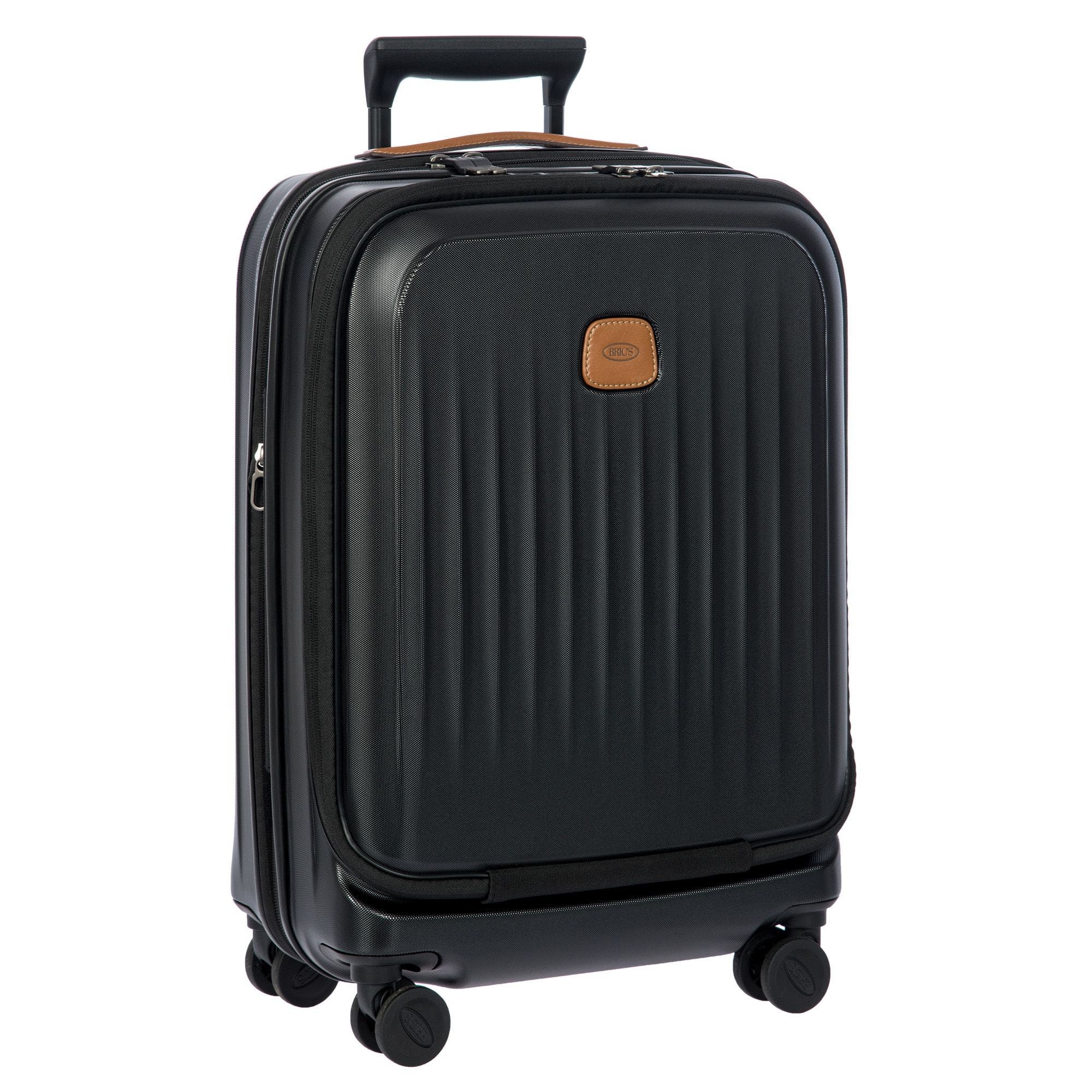 Bric
s Taormina 21" Carry-on Expandable Spinner with Pocket, Alternate, color, Black