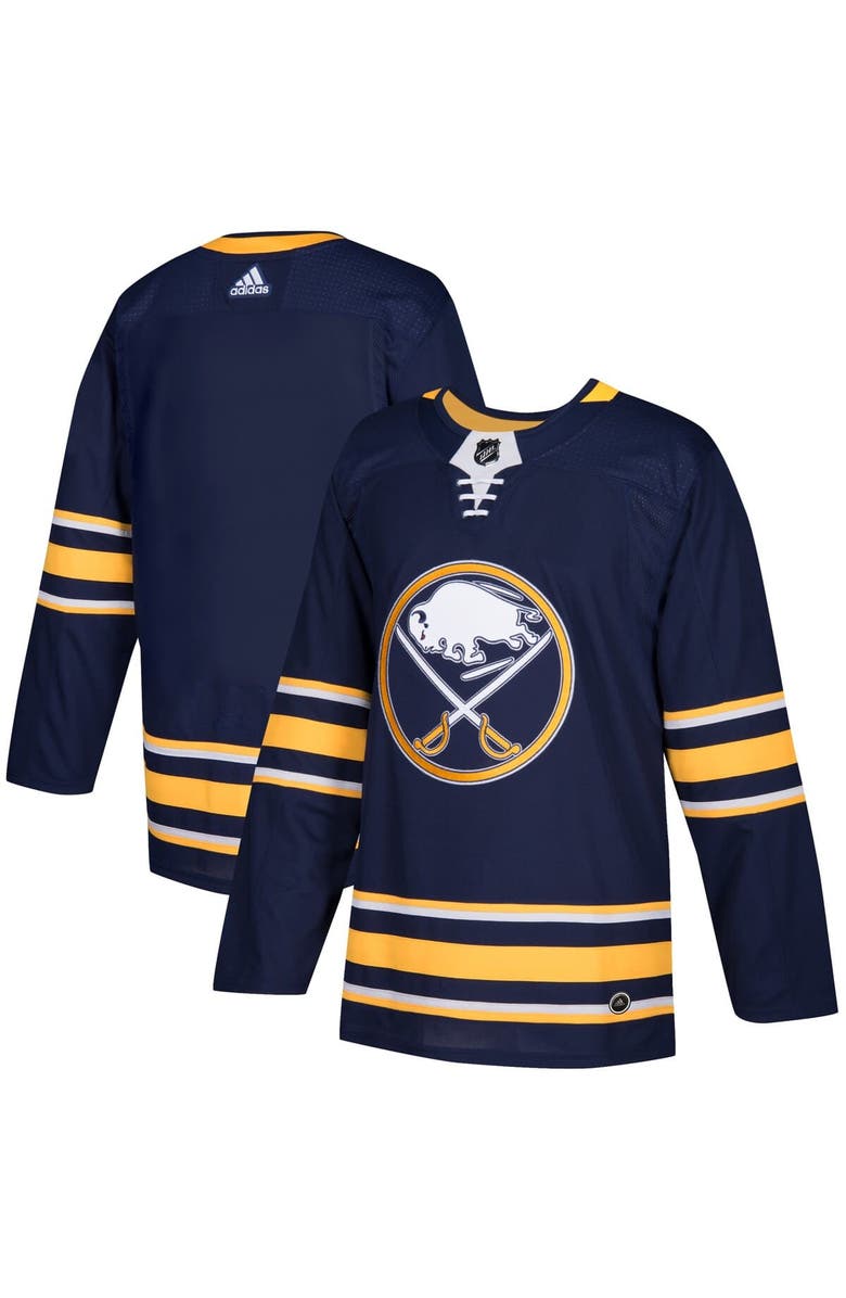 adidas Men's adidas Navy Buffalo Sabres Home Authentic Blank Jersey, Main, color, Navy