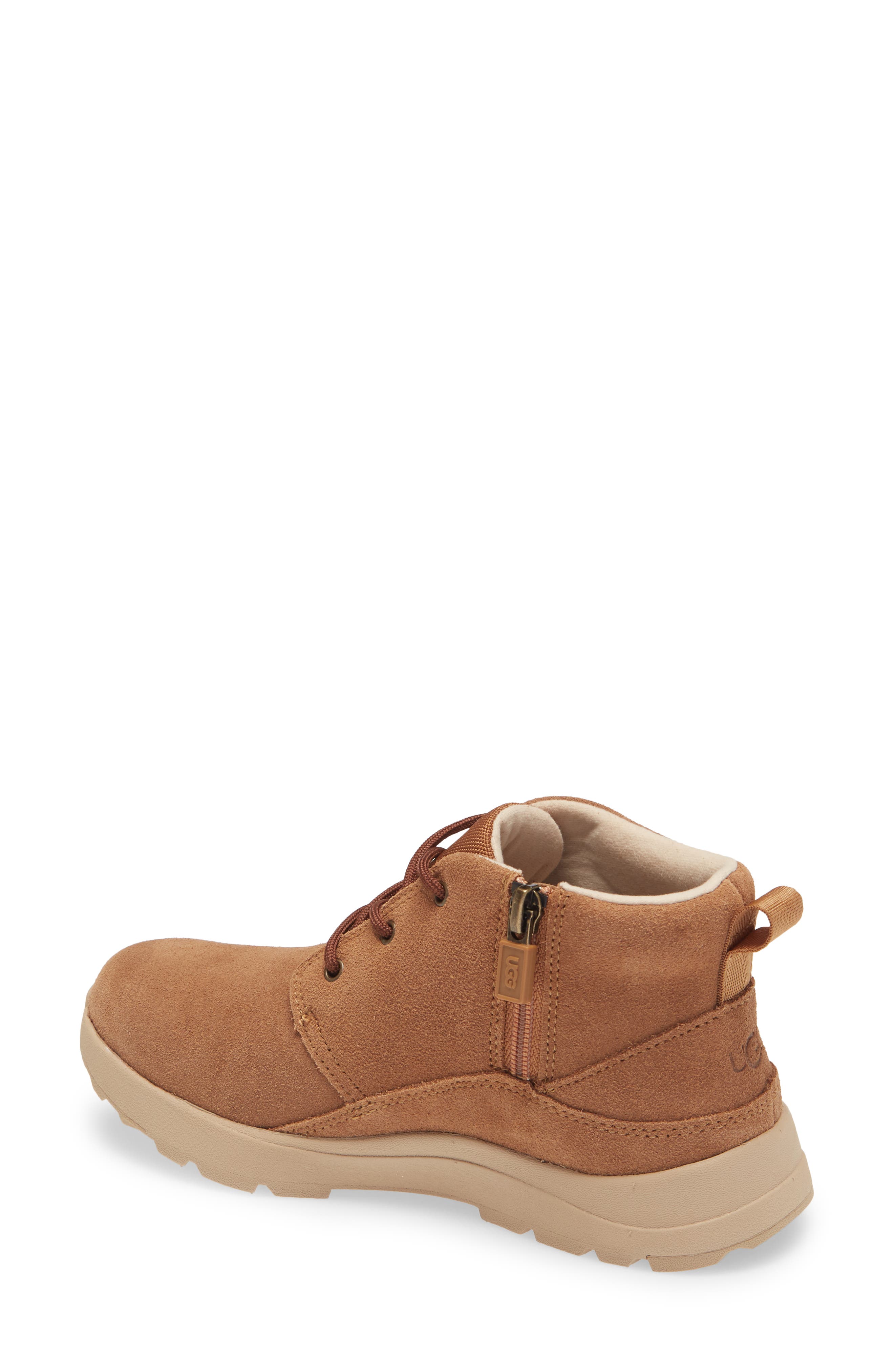Canoe III Weather Sneaker, Alternate, color, CHESTNUT SUEDE