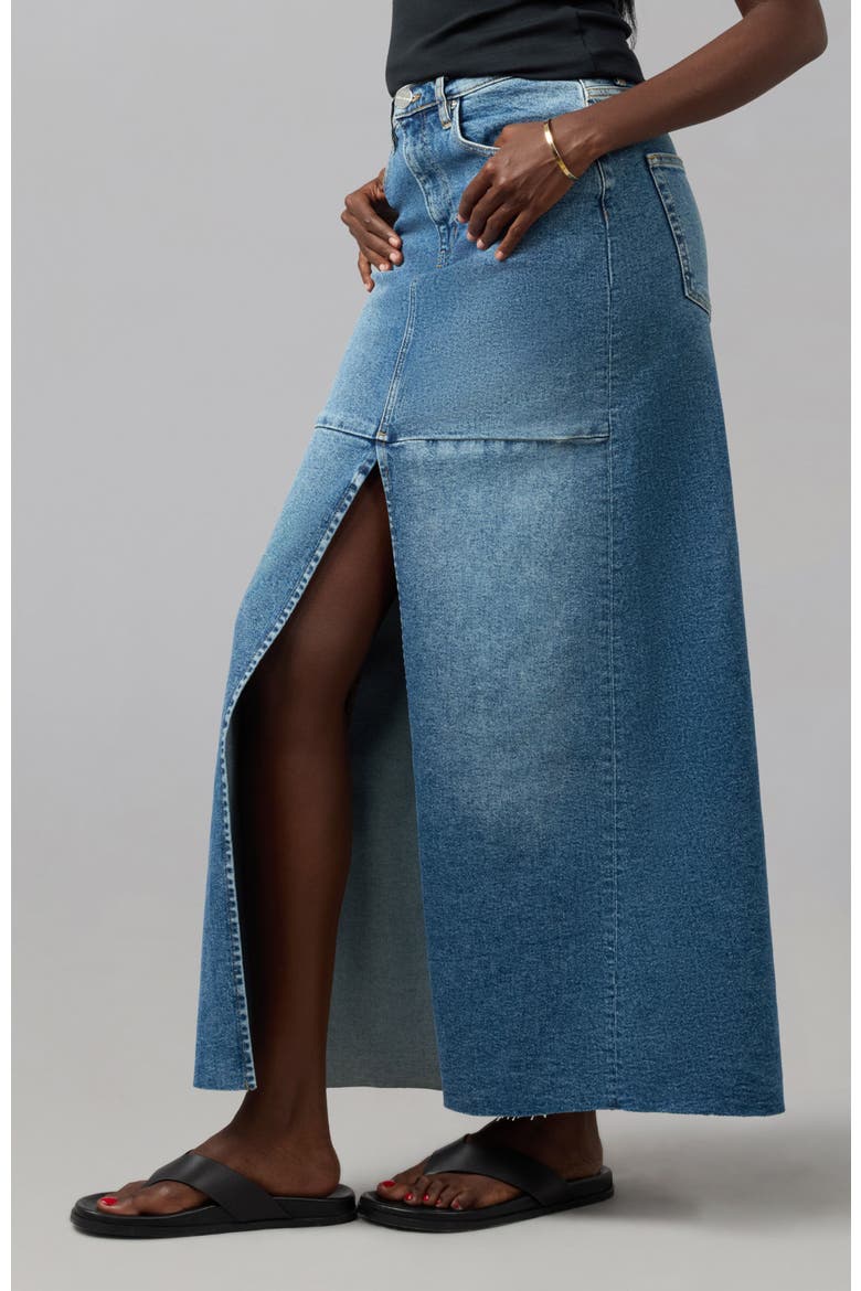 Madlyn High Rise Maxi Skirt, Alternate, color, Twilight