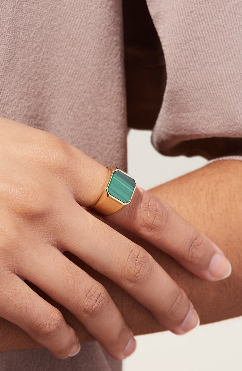 Ana Luisa Square Signet Ring - Michelle Signet, Alternate, color, 