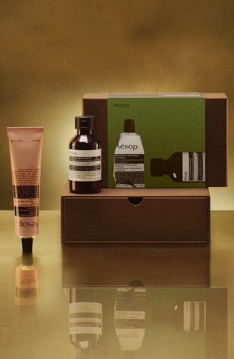 Aesop Greetings in the Guestroom Hand & Body Set $56 Value, Alternate, color, 