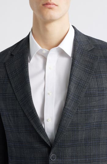 Hyperlight Soft Micro Houndstooth Wool & Silk Blend Sport Coat