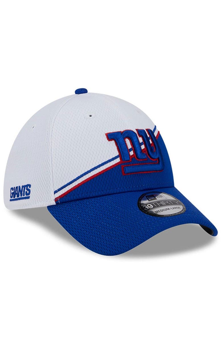 New Era Men's New Era  White/Royal New York Giants 2023 Sideline 39THIRTY Flex Hat, Main, color, White